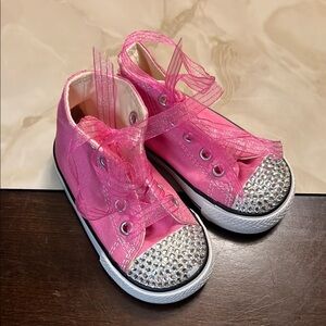 Kids Rhinestone Converse